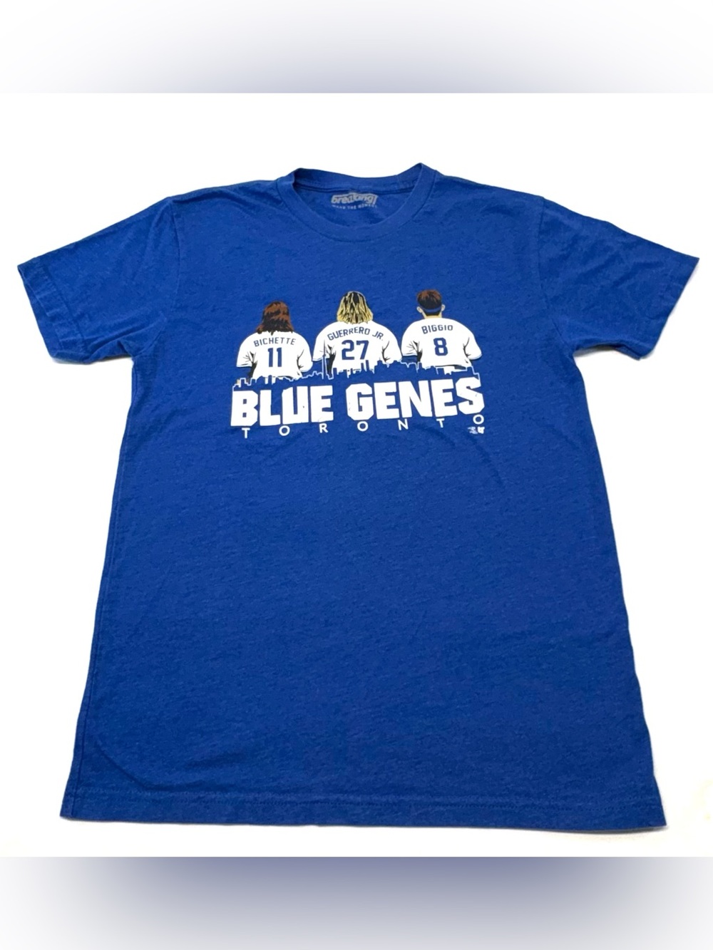 BreakingT Toronto Blue Jays "Blue Genes" Graphic Tee - Fits like Youth L/XL